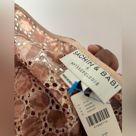 ANTHROPOLOGIE X Sachan & Babi | BNWT Eyelet Blouse - Picture 5 of 9